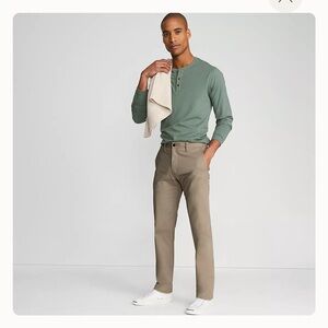 Land’s End straight fit chinos 32x30